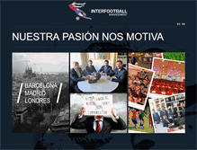Tablet Screenshot of interfootball.es